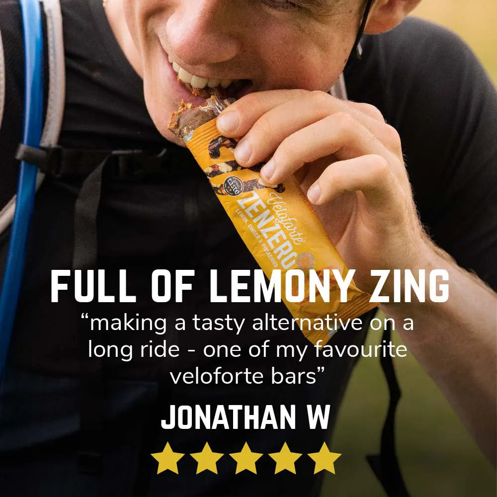 Veloforte - Zenzero - Lemon, Ginger & Pistachio Energy Bar - Image 3